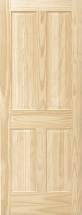 Wood 4 Panel Door