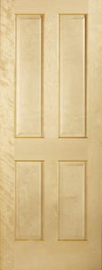 Wood 4 Panel Door